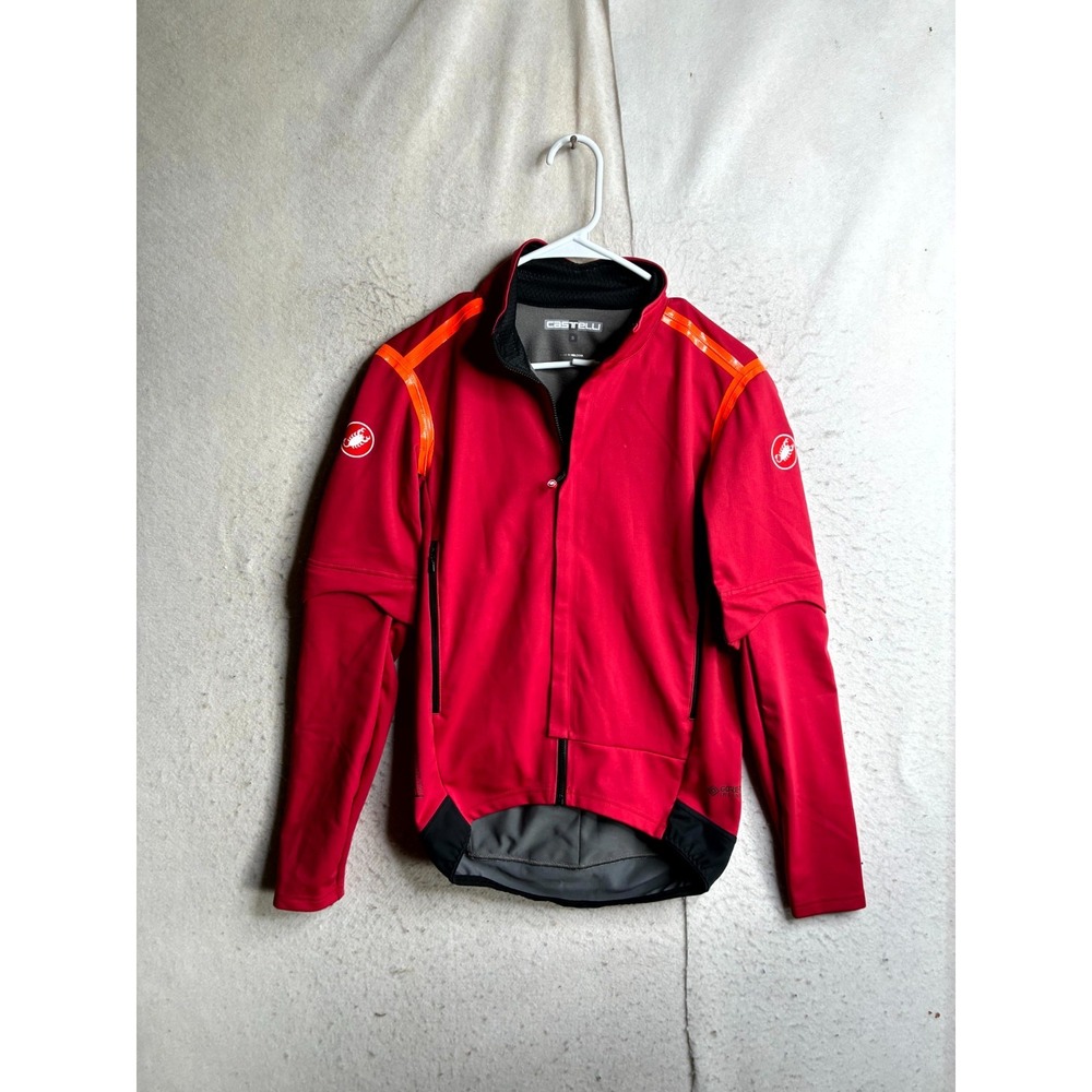 Castelli Rosso Corsa Perfetto Cycling Jacket Womens S Red Gore-Tex Infinium